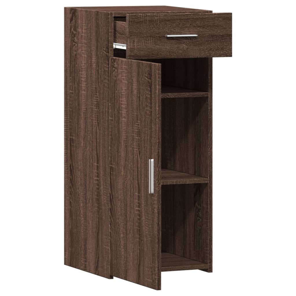 Dressoir 40x42,5x93 cm bewerkt hout bruin eikenkleur