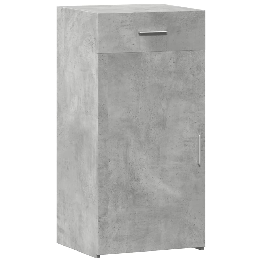 Dressoir 45x42,5x93 cm bewerkt hout betongrijs