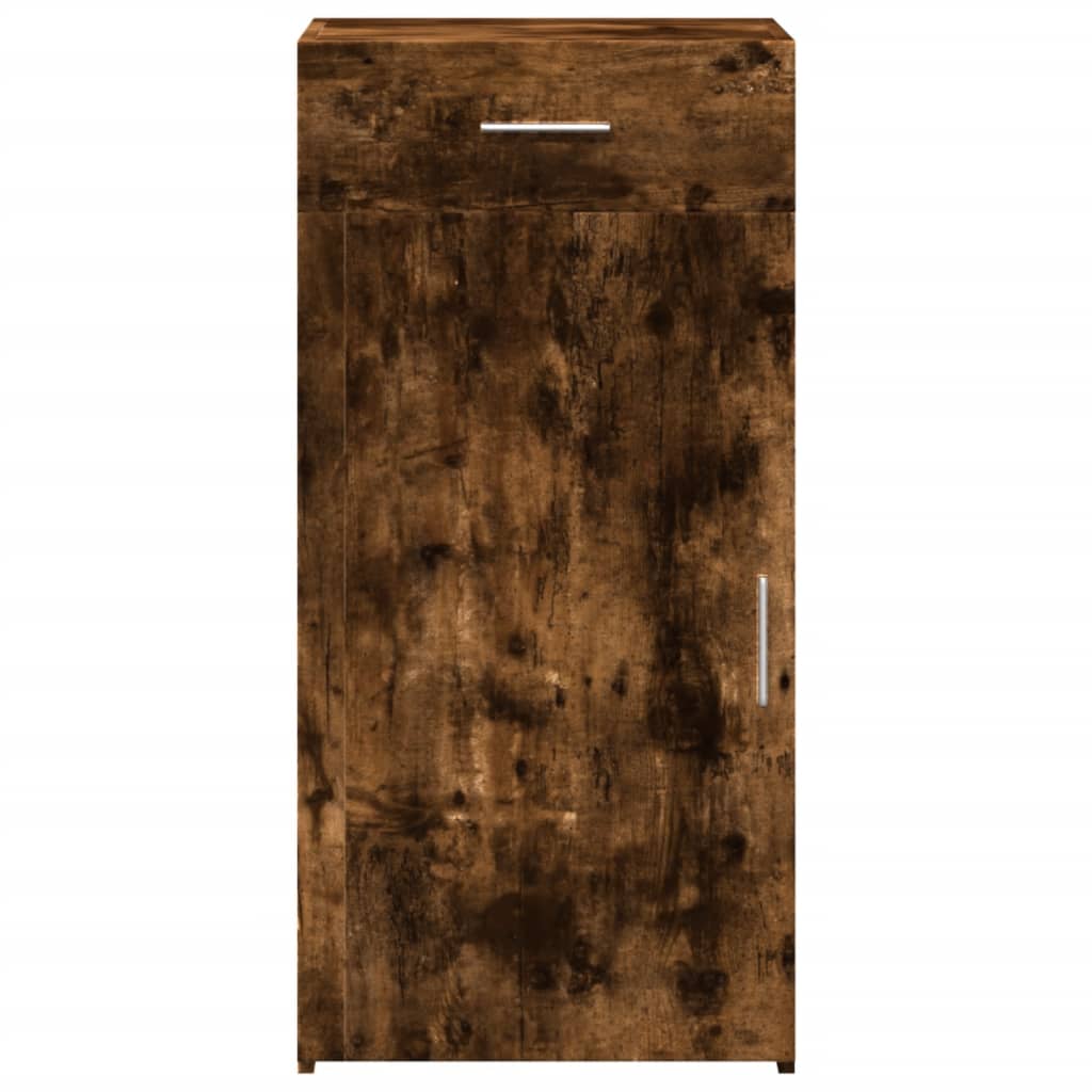 Dressoir 45x42,5x93 cm bewerkt hout gerookt eikenkleurig