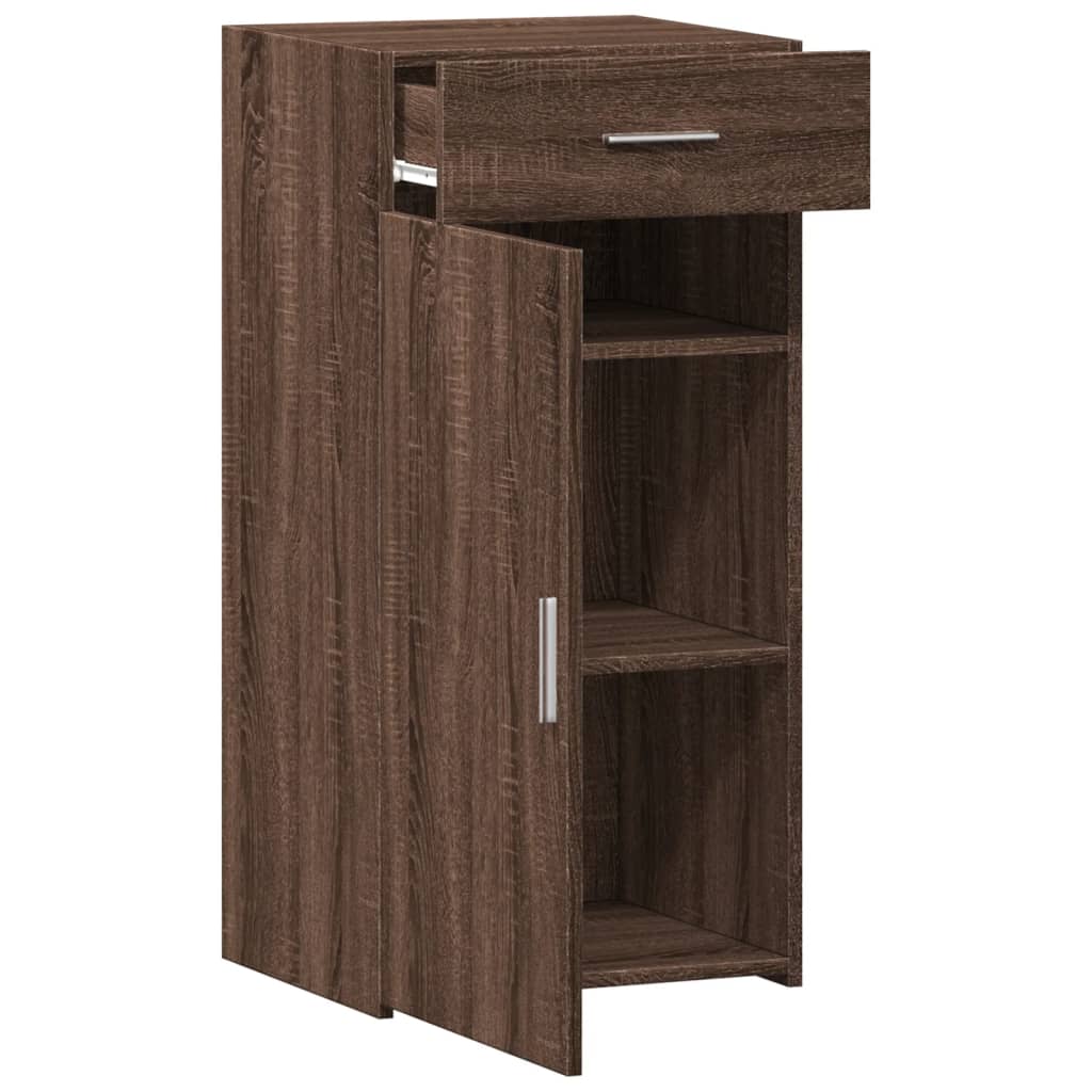 Dressoir 45x42,5x93 cm bewerkt hout bruin eikenkleur