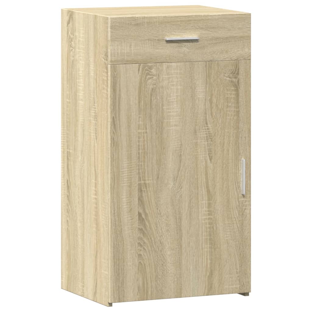 Dressoir 50x42,5x93 cm bewerkt hout sonoma eikenkleurig