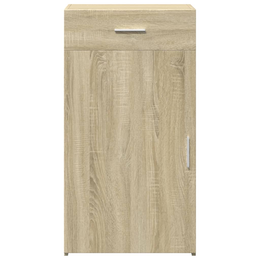 Dressoir 50x42,5x93 cm bewerkt hout sonoma eikenkleurig