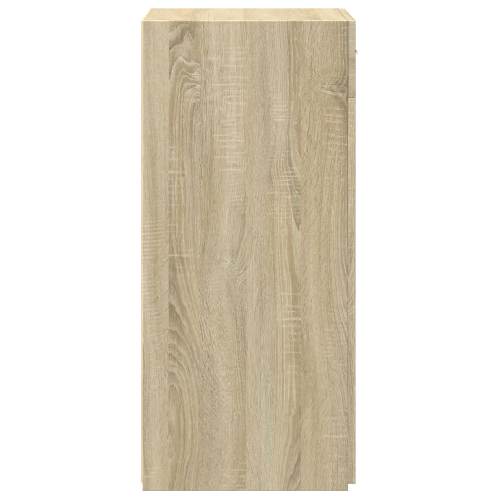 Dressoir 50x42,5x93 cm bewerkt hout sonoma eikenkleurig