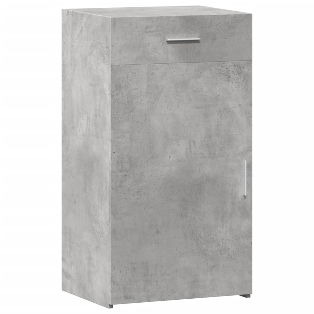 Dressoir 50x42,5x93 cm bewerkt hout betongrijs