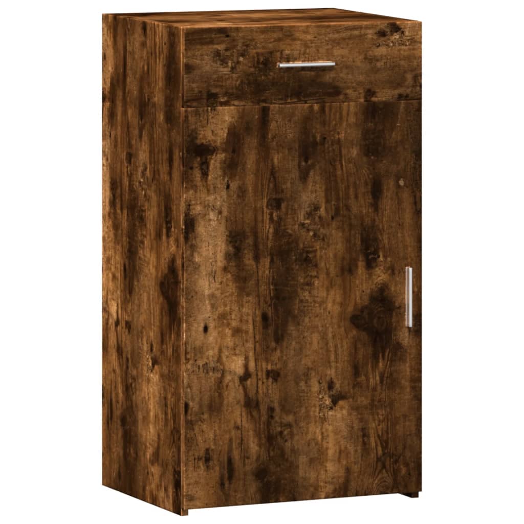 Dressoir 50x42,5x93 cm bewerkt hout gerookt eikenkleurig