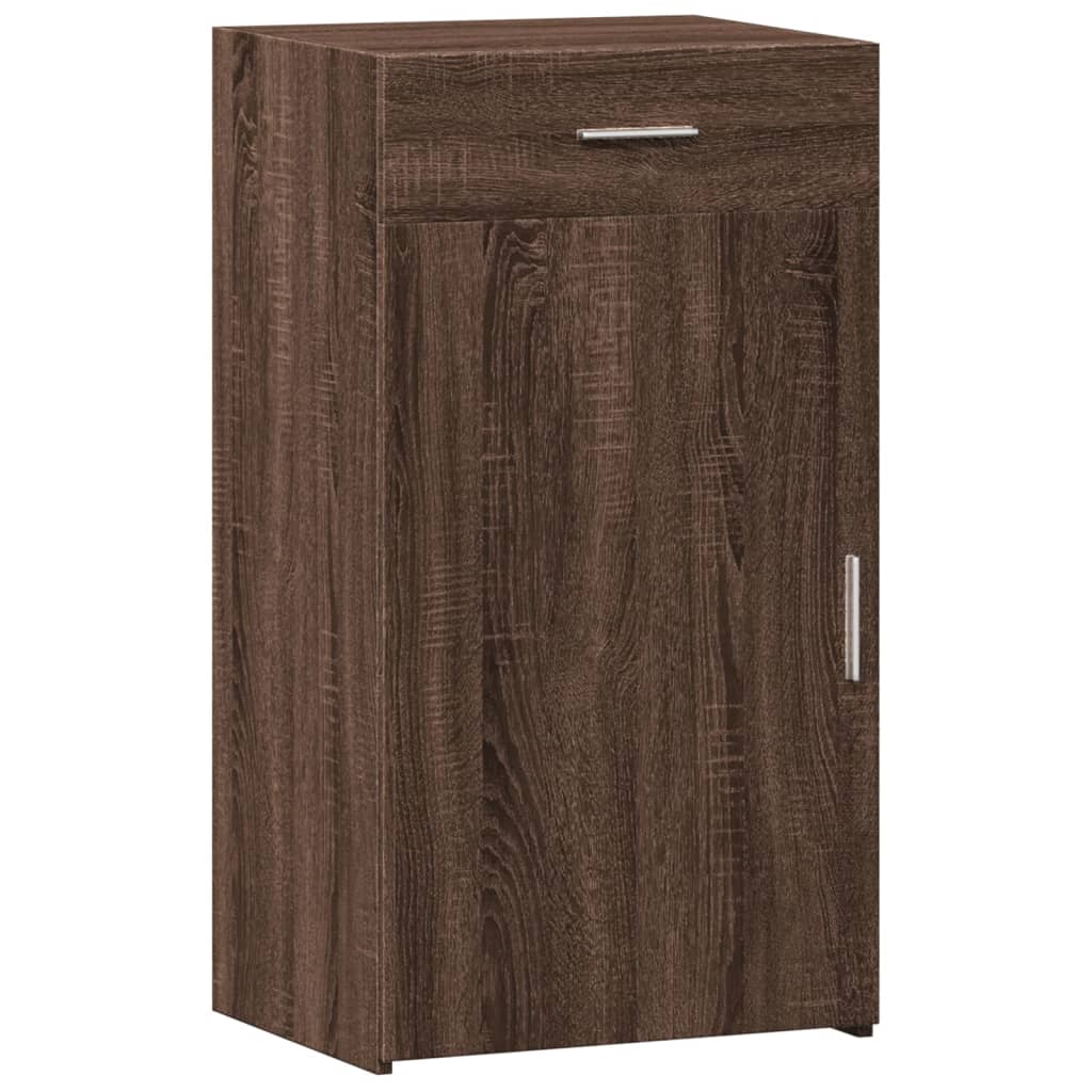 Dressoir 50x42,5x93 cm bewerkt hout bruin eikenkleur