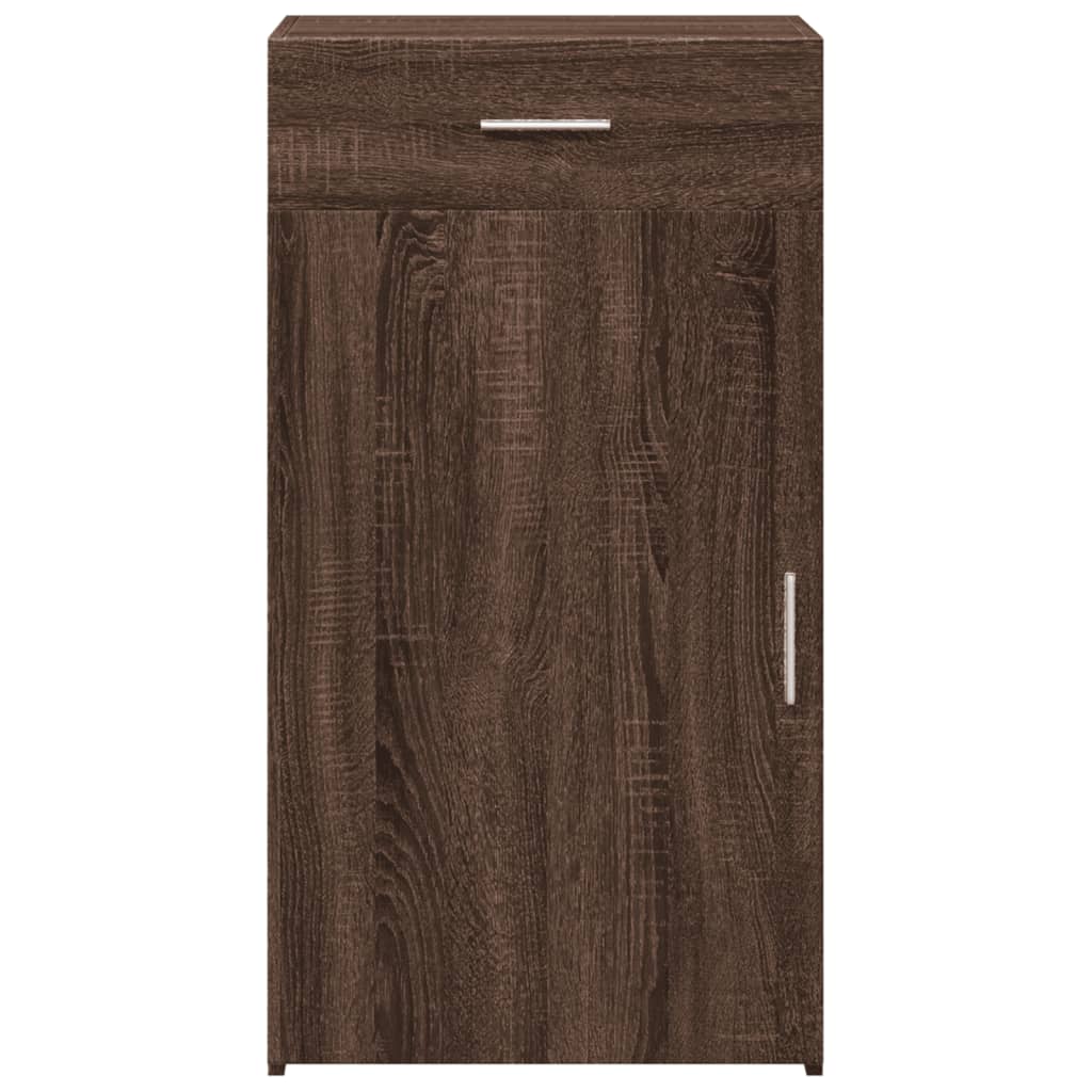 Dressoir 50x42,5x93 cm bewerkt hout bruin eikenkleur