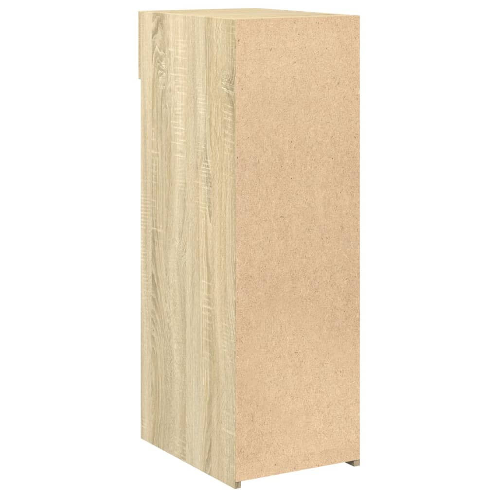 Dressoir 30x42,5x93 cm bewerkt hout sonoma eikenkleurig