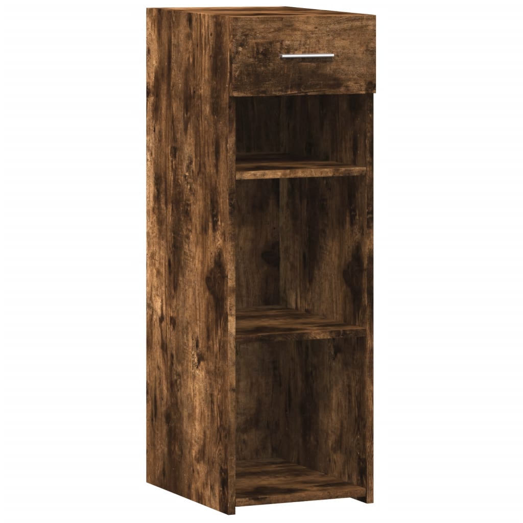 Dressoir 30x42,5x93 cm bewerkt hout gerookt eikenkleurig