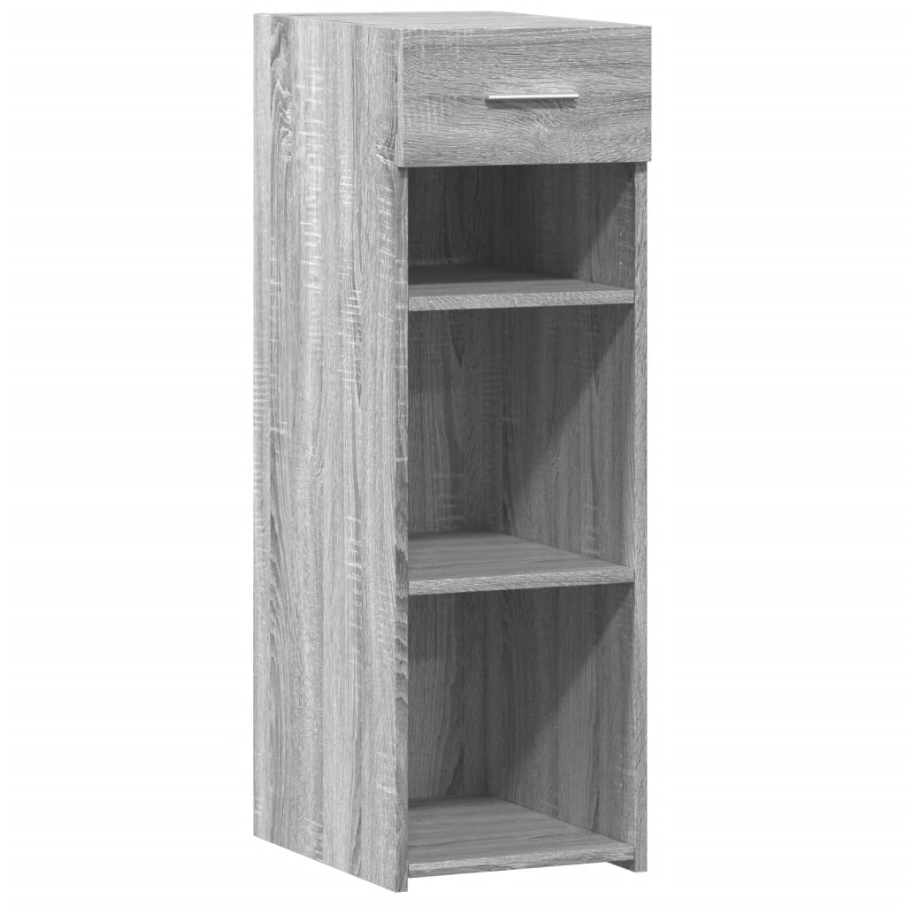 Dressoir 30x42,5x93 cm bewerkt hout grijs sonoma eikenkleurig