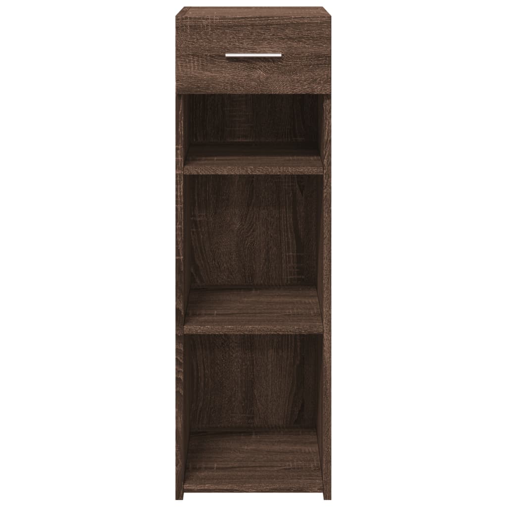 Dressoir 30x42,5x93 cm bewerkt hout bruin eikenkleur