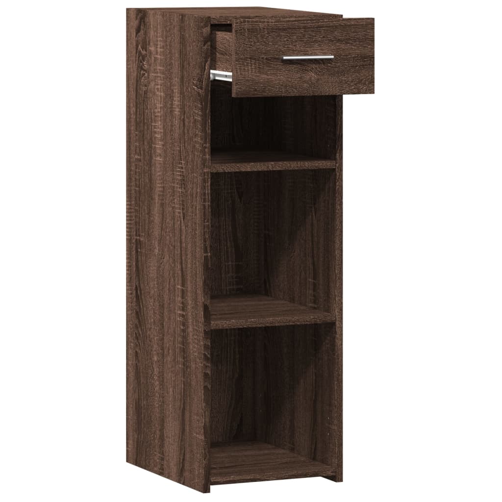 Dressoir 30x42,5x93 cm bewerkt hout bruin eikenkleur
