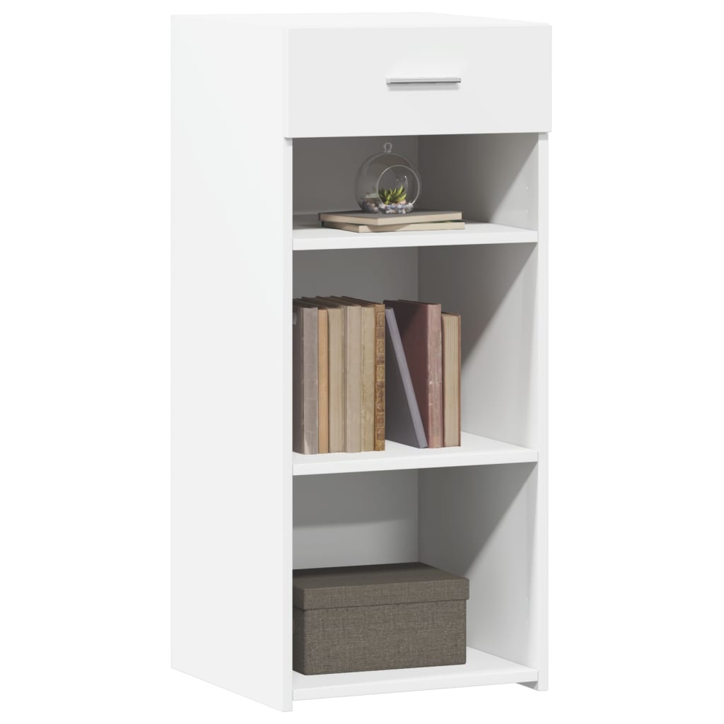 Dressoir 40x42,5x93 cm bewerkt hout wit