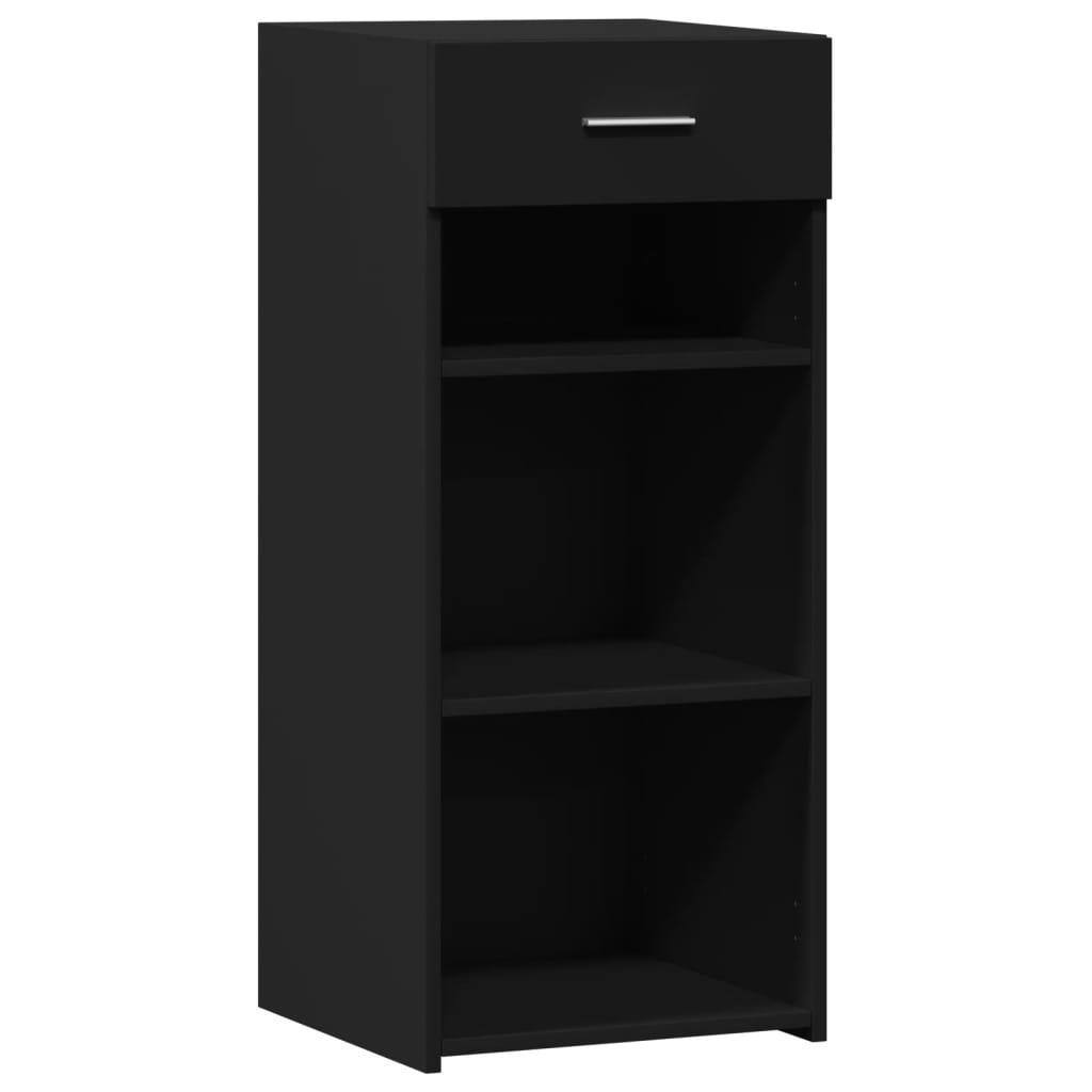 Dressoir 40x42,5x93 cm bewerkt hout zwart