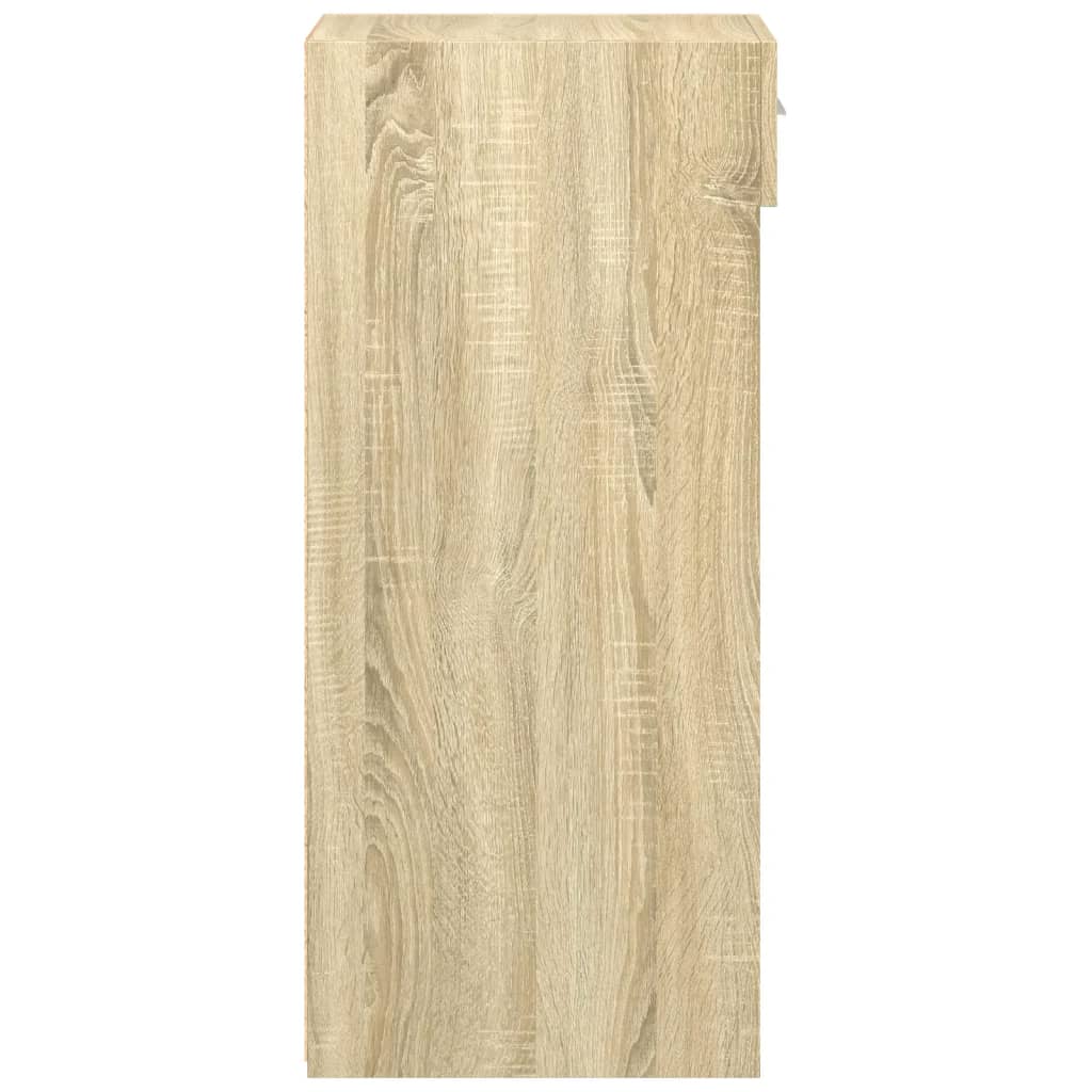 Dressoir 40x42,5x93 cm bewerkt hout sonoma eikenkleurig