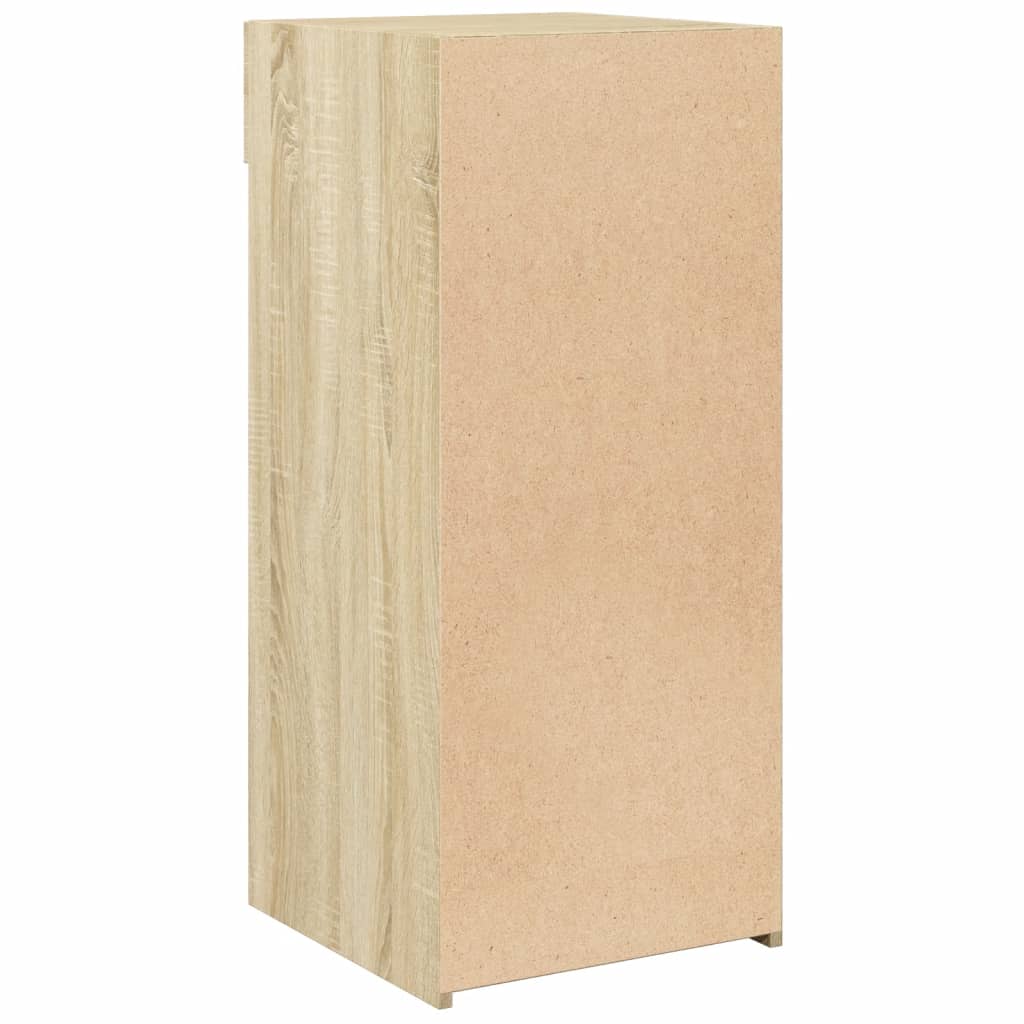 Dressoir 40x42,5x93 cm bewerkt hout sonoma eikenkleurig