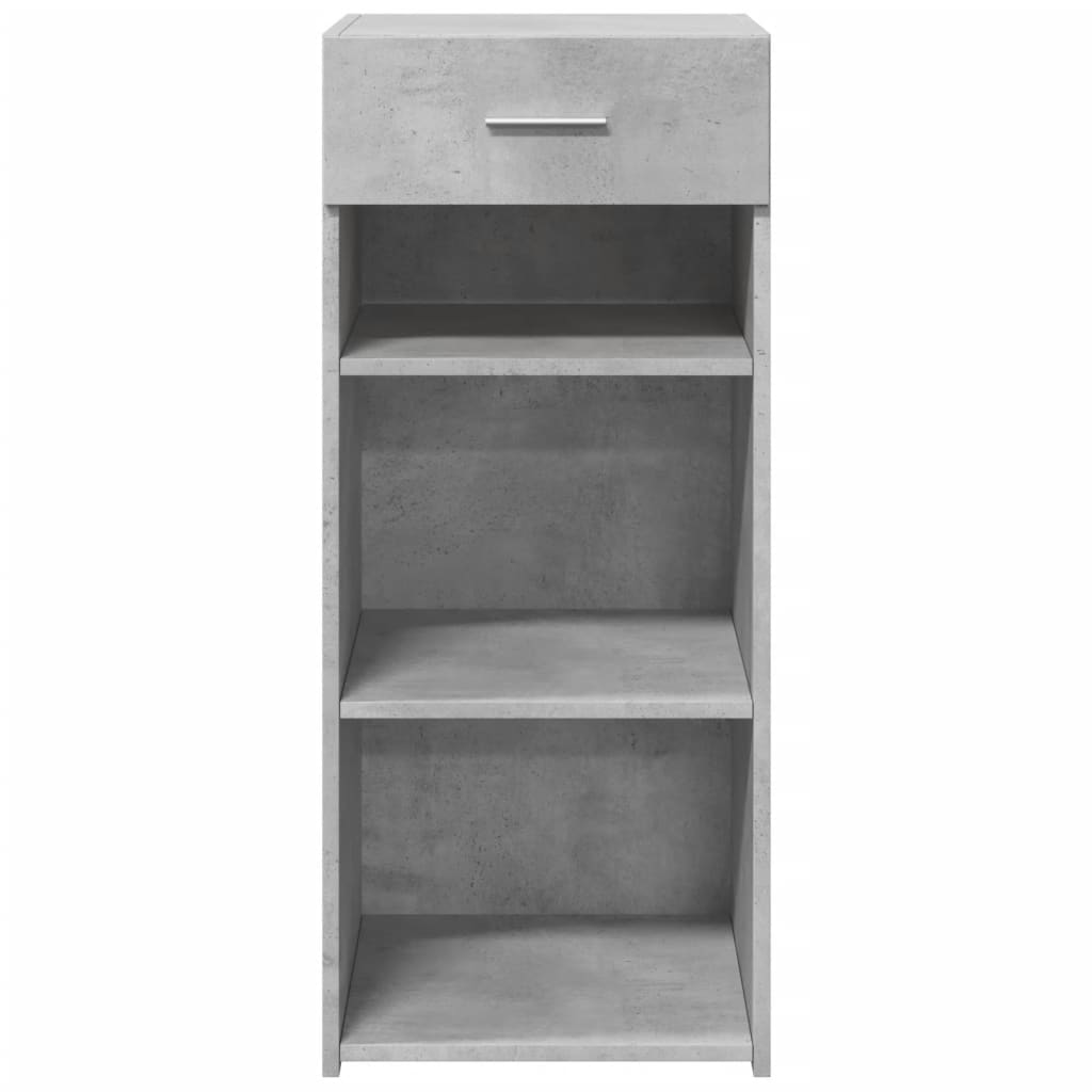 Dressoir 40x42,5x93 cm bewerkt hout betongrijs