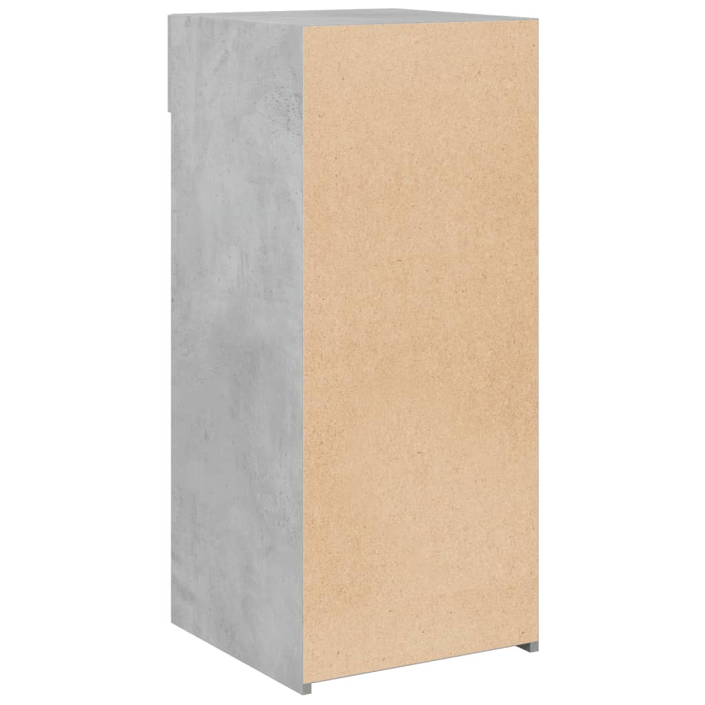 Dressoir 40x42,5x93 cm bewerkt hout betongrijs