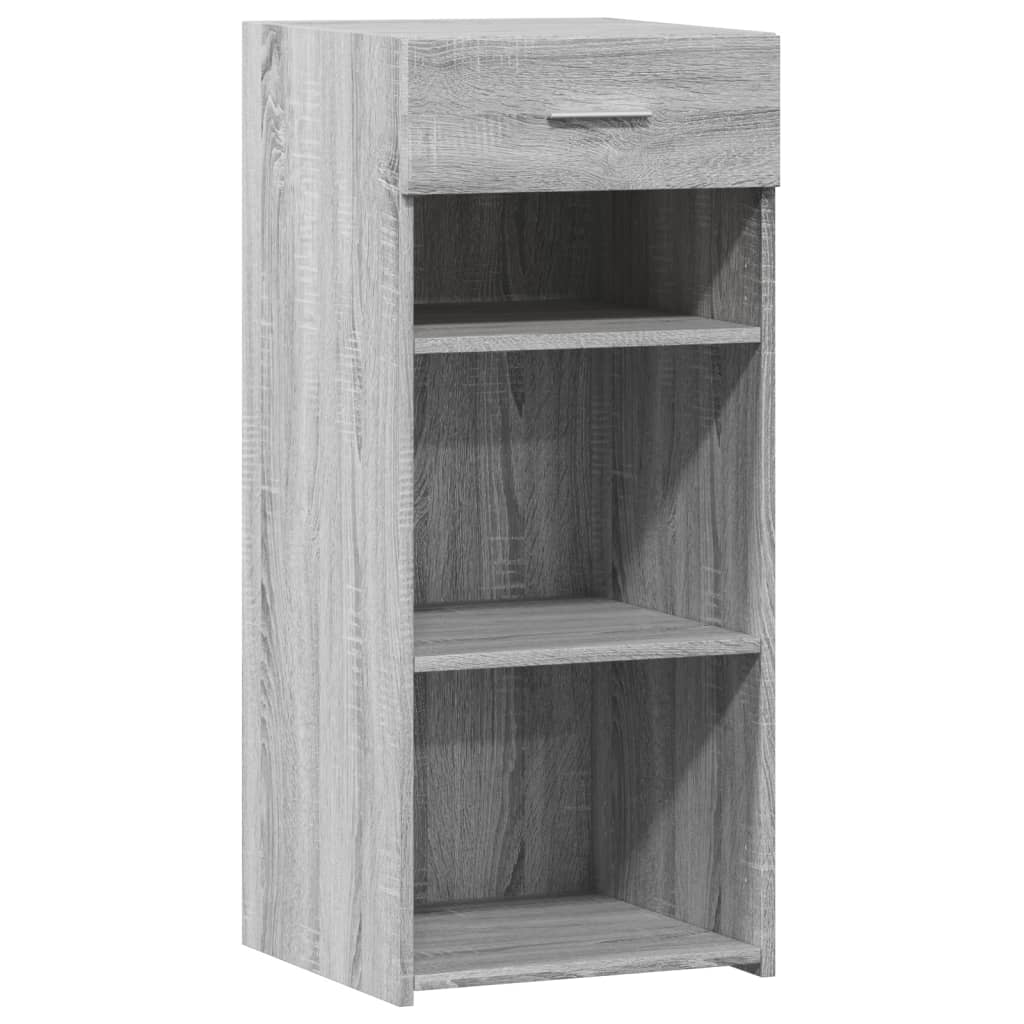 Dressoir 40x42,5x93 cm bewerkt hout grijs sonoma eikenkleur