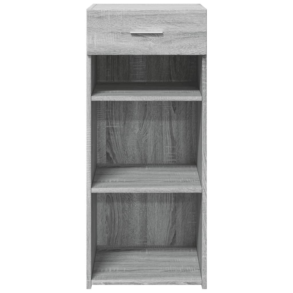 Dressoir 40x42,5x93 cm bewerkt hout grijs sonoma eikenkleur