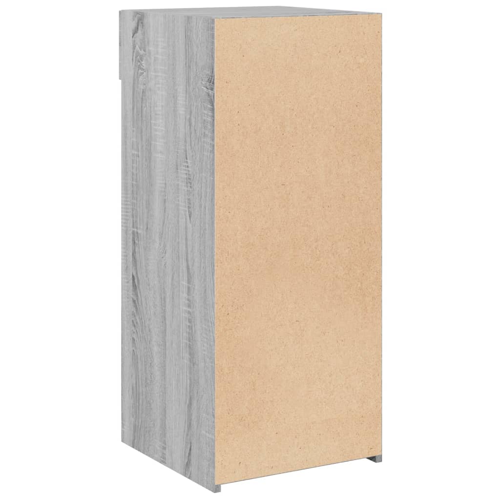 Dressoir 40x42,5x93 cm bewerkt hout grijs sonoma eikenkleur
