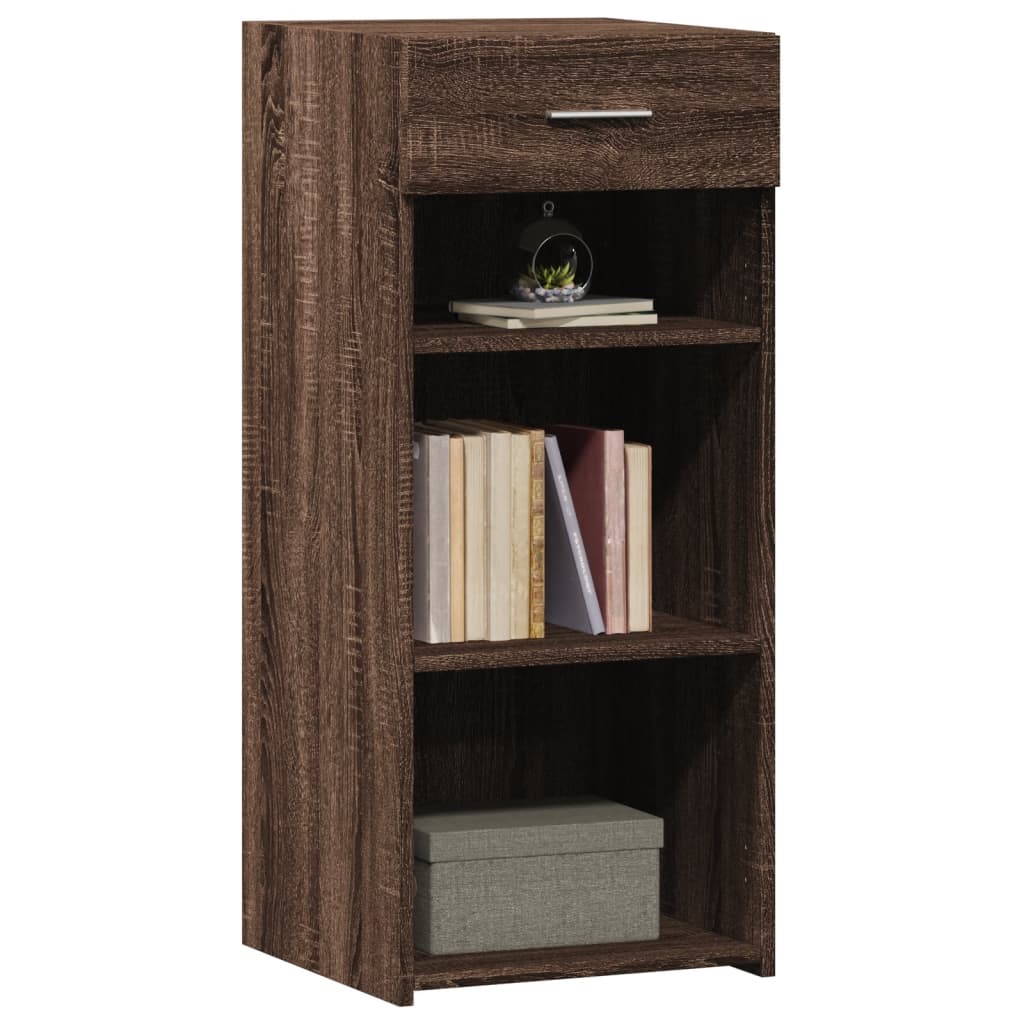 Dressoir 40x42,5x93 cm bewerkt hout bruin eikenkleur