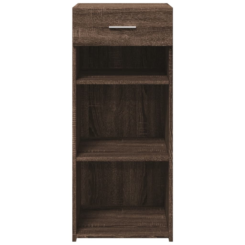 Dressoir 40x42,5x93 cm bewerkt hout bruin eikenkleur