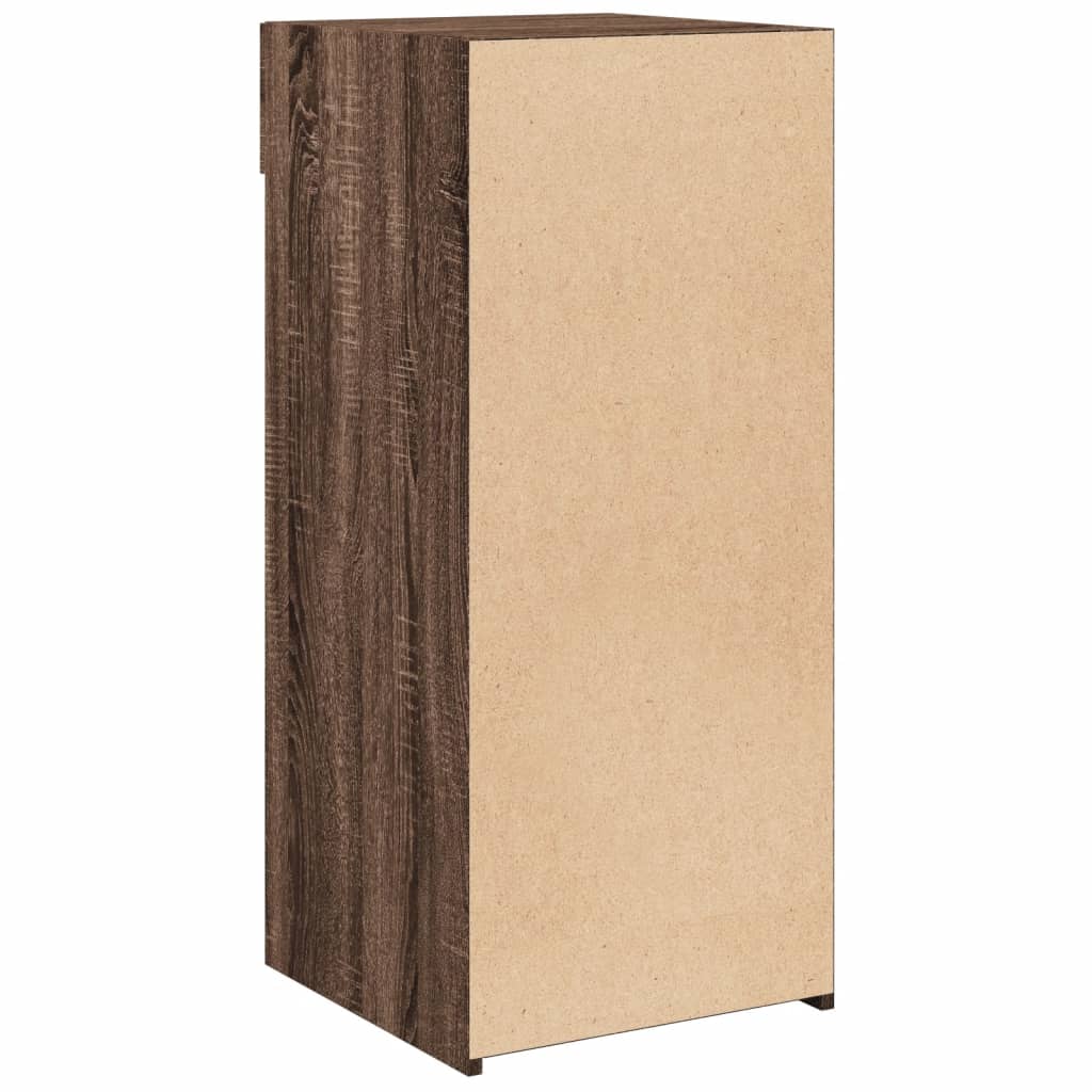 Dressoir 40x42,5x93 cm bewerkt hout bruin eikenkleur