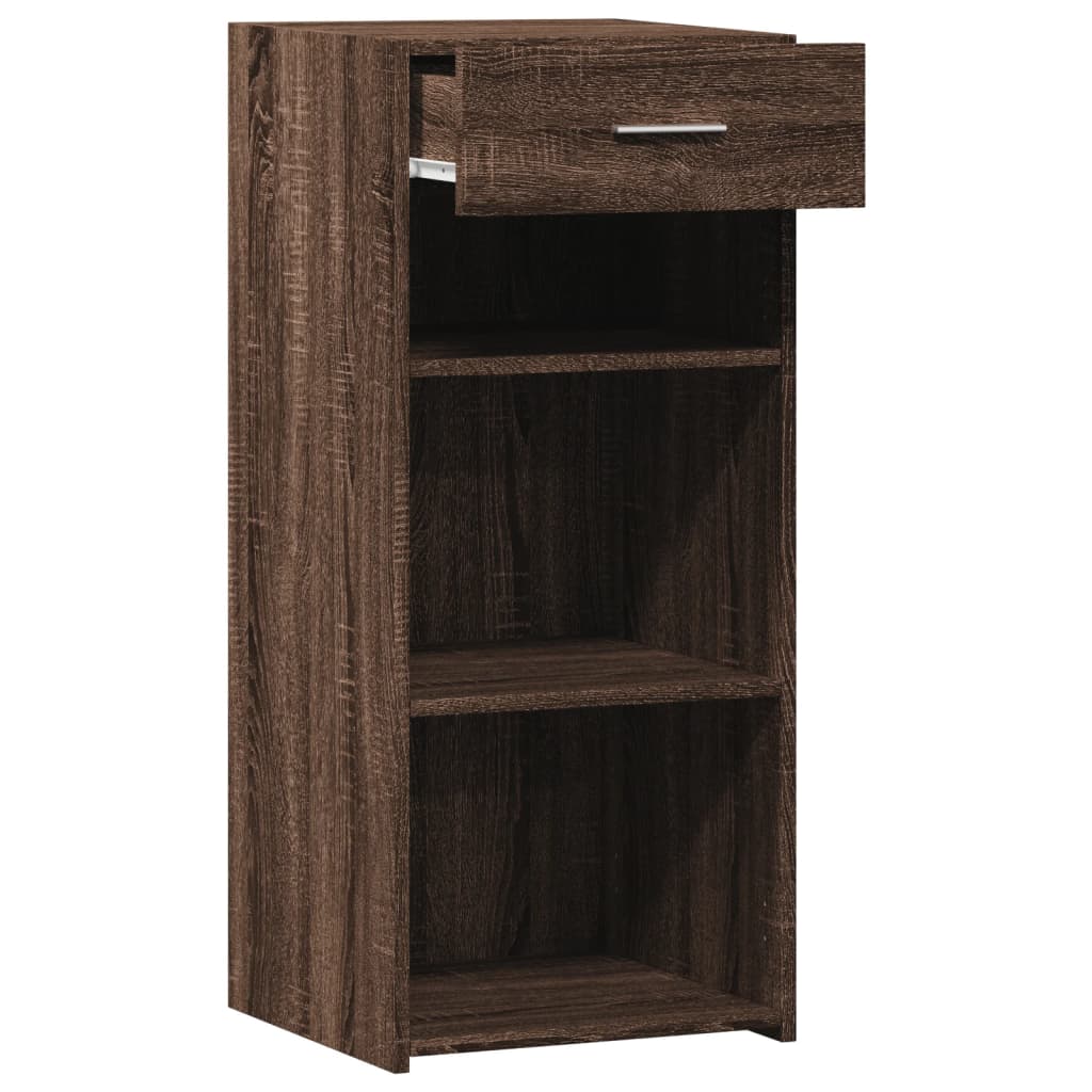 Dressoir 40x42,5x93 cm bewerkt hout bruin eikenkleur