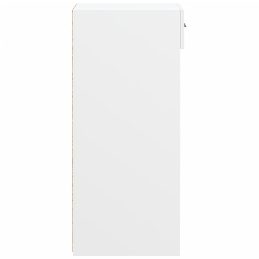 Dressoir 45x42,5x93 cm bewerkt hout wit