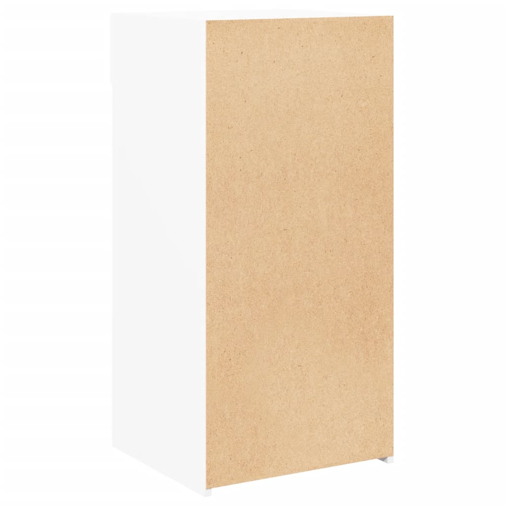 Dressoir 45x42,5x93 cm bewerkt hout wit