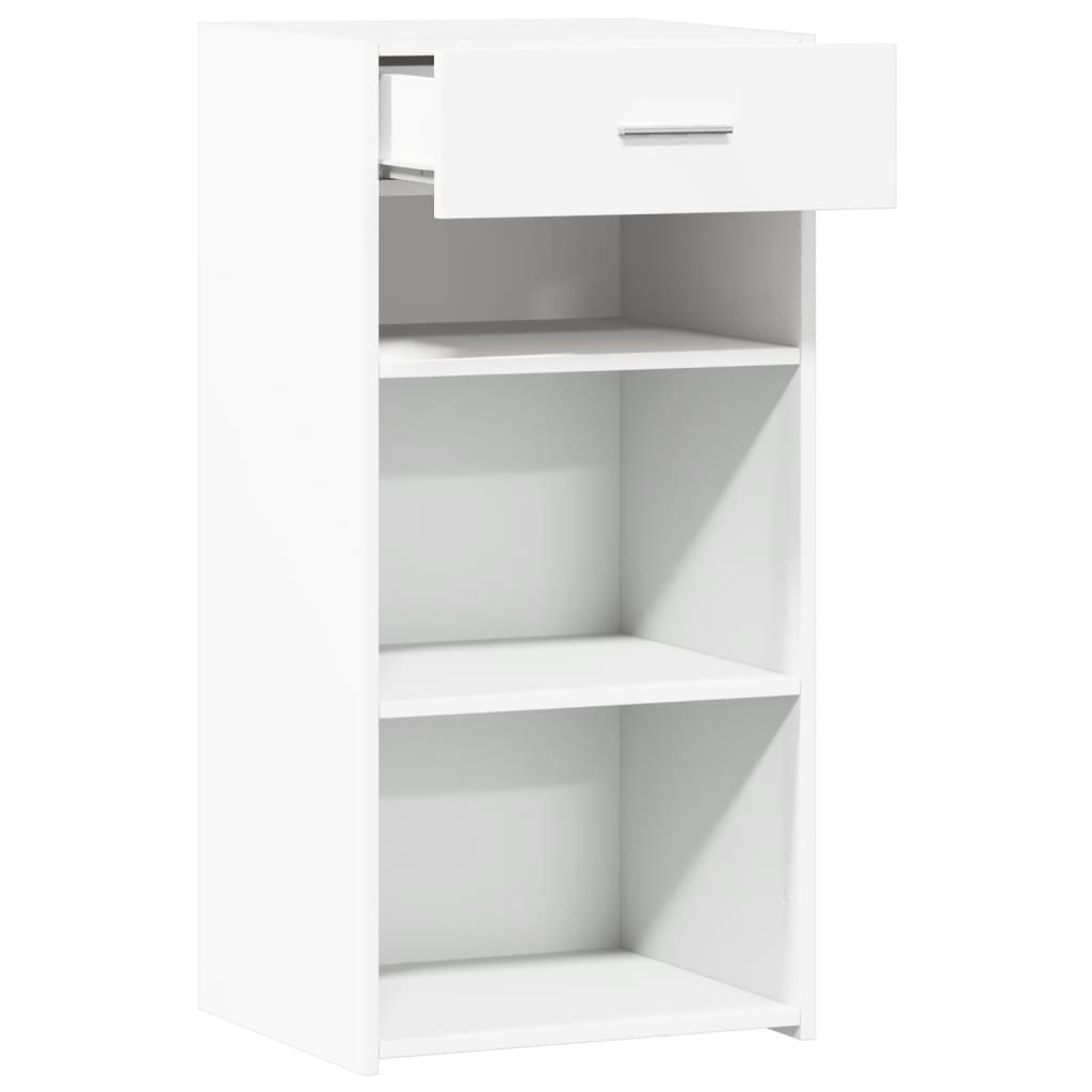 Dressoir 45x42,5x93 cm bewerkt hout wit