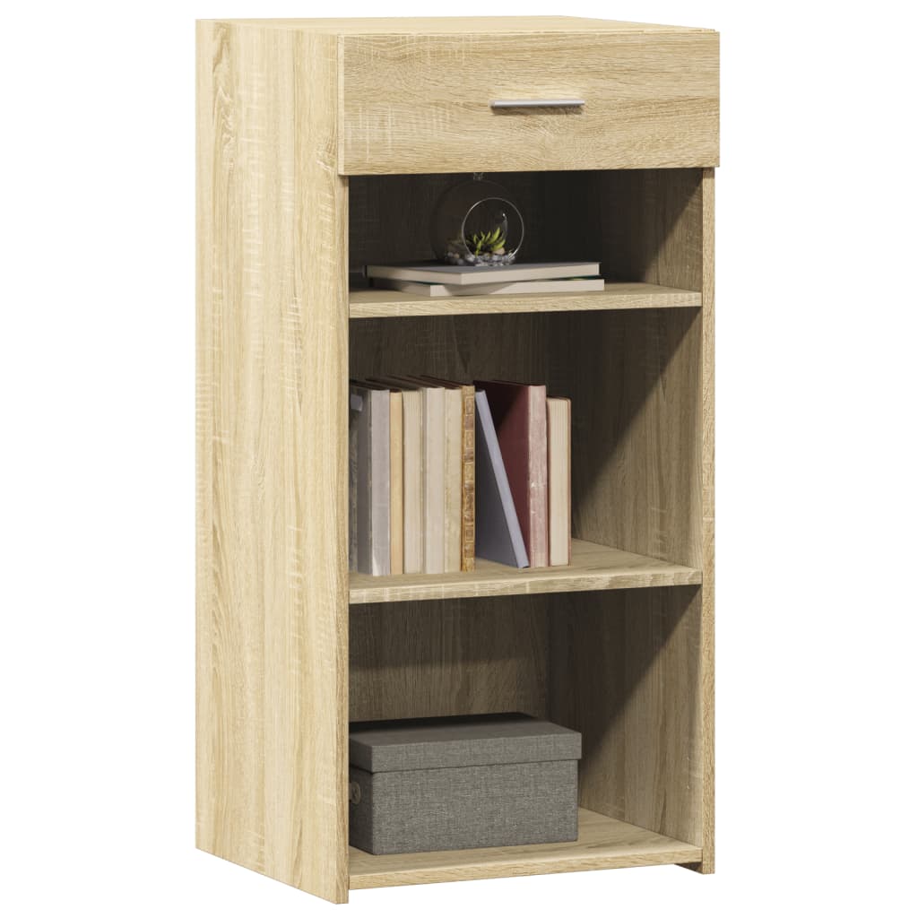 Dressoir 45x42,5x93 cm bewerkt hout sonoma eikenkleurig