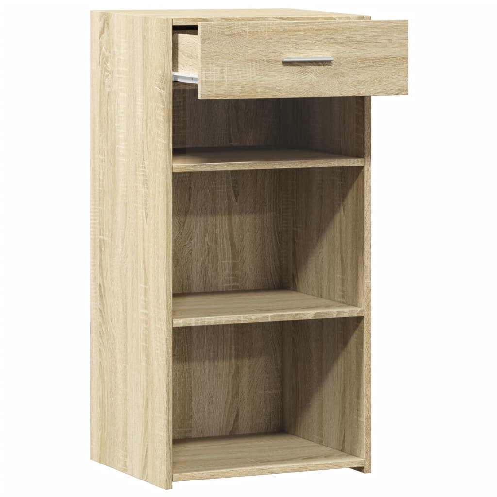 Dressoir 45x42,5x93 cm bewerkt hout sonoma eikenkleurig