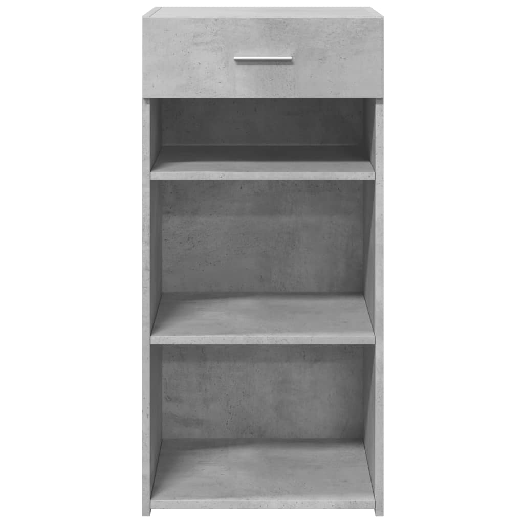 Dressoir 45x42,5x93 cm bewerkt hout betongrijs