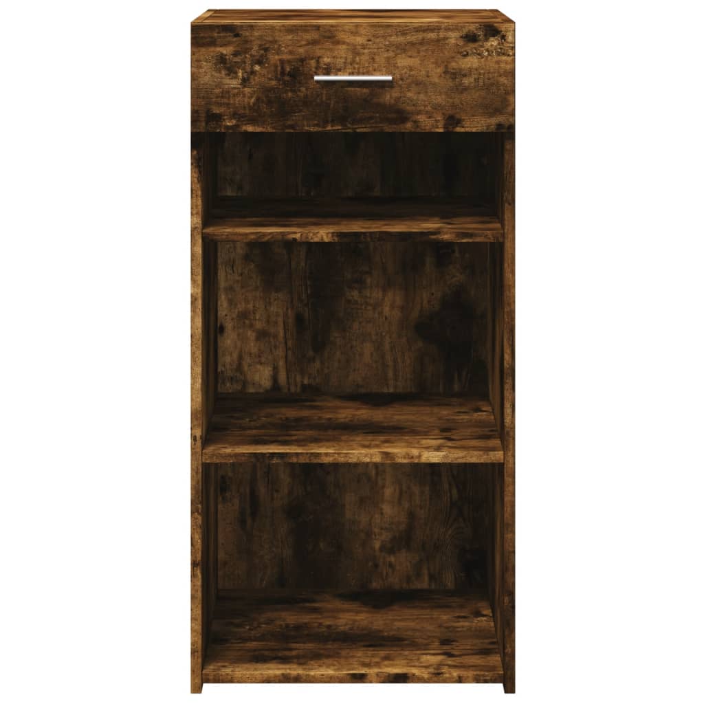 Dressoir 45x42,5x93 cm bewerkt hout gerookt eikenkleurig
