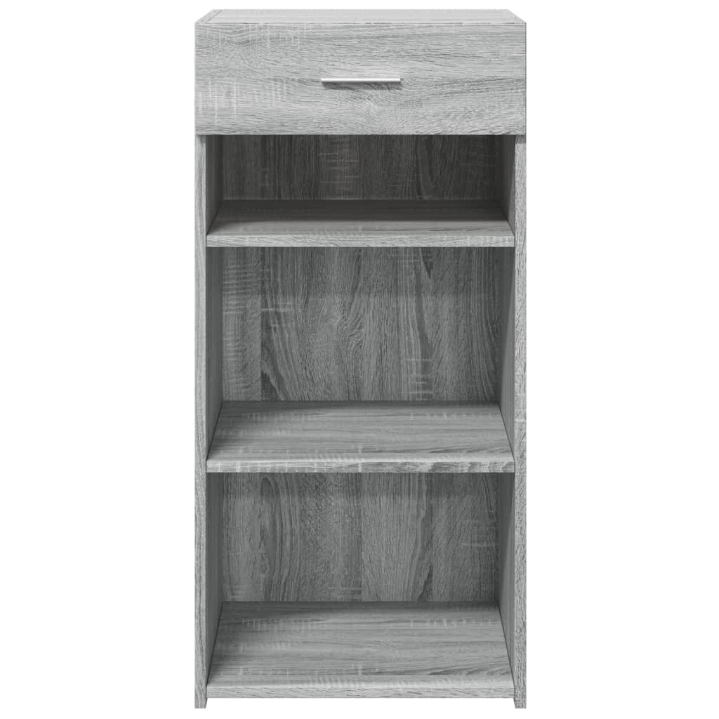Dressoir 45x42,5x93 cm bewerkt hout grijs sonoma eikenkleurig