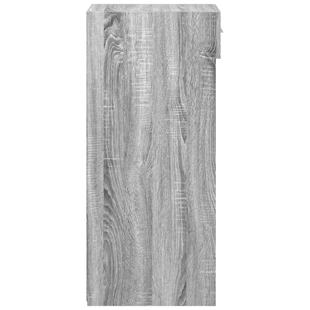 Dressoir 45x42,5x93 cm bewerkt hout grijs sonoma eikenkleurig