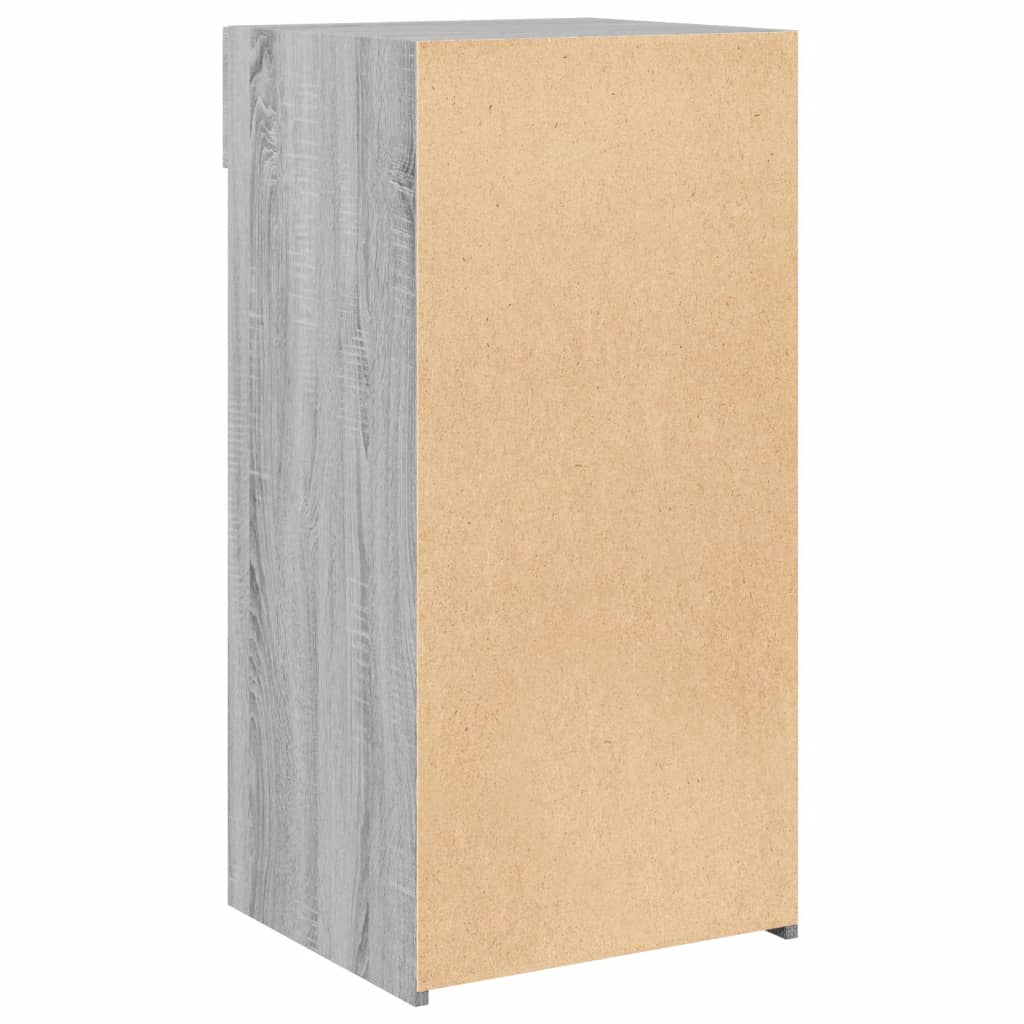 Dressoir 45x42,5x93 cm bewerkt hout grijs sonoma eikenkleurig