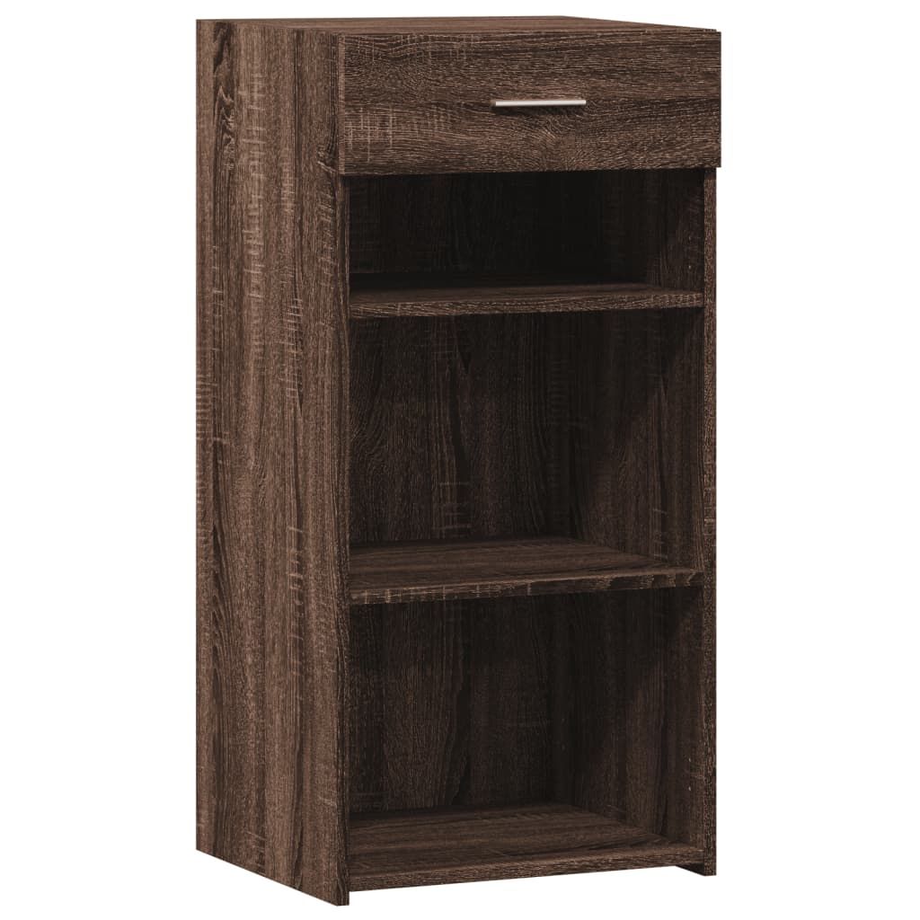 Dressoir 45x42,5x93 cm bewerkt hout bruin eikenkleur