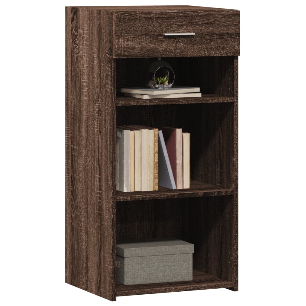 Dressoir 45x42,5x93 cm bewerkt hout bruin eikenkleur