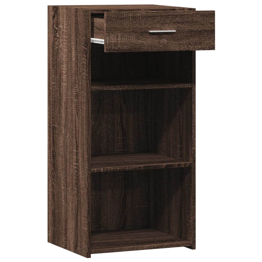 Dressoir 45x42,5x93 cm bewerkt hout bruin eikenkleur