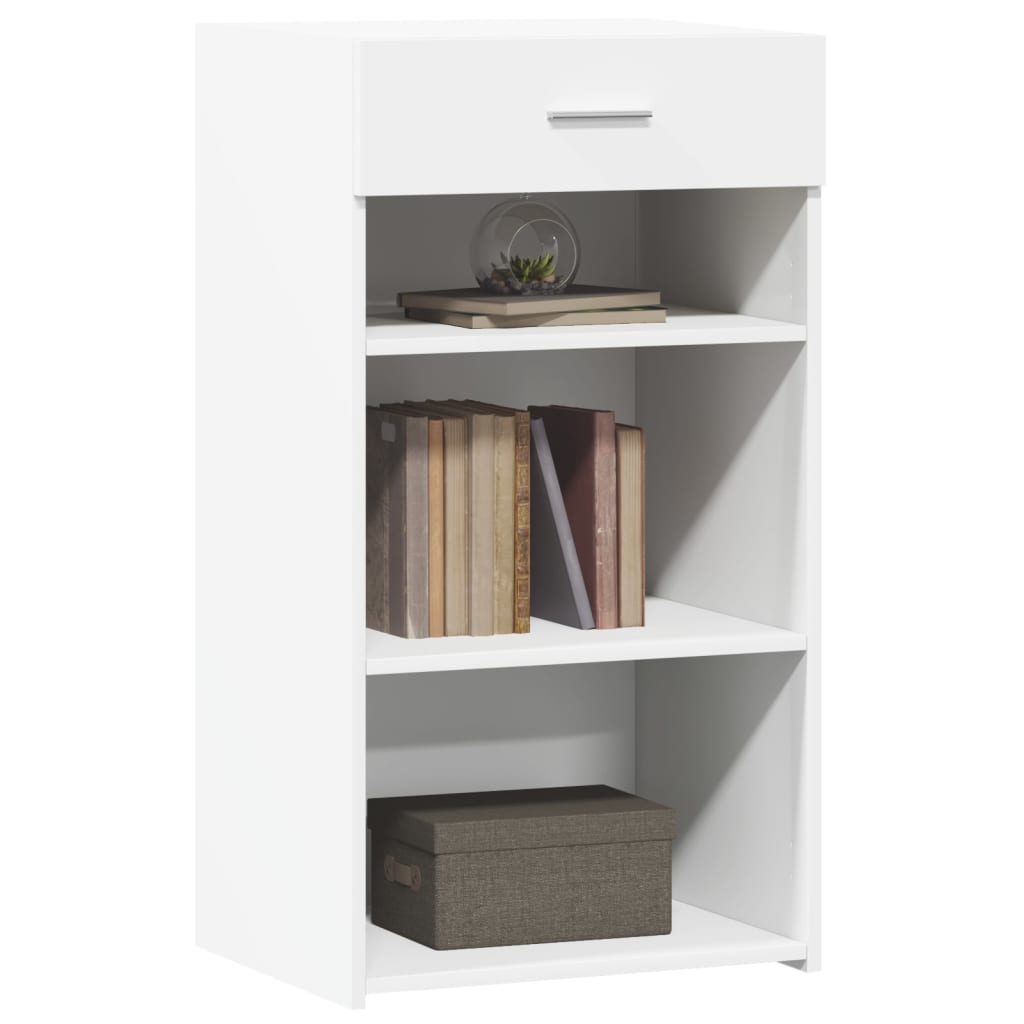 Dressoir 50x42,5x93 cm bewerkt hout wit