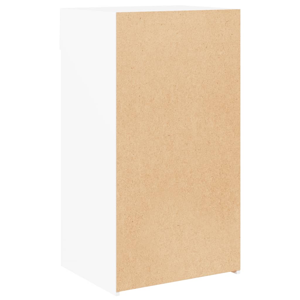 Dressoir 50x42,5x93 cm bewerkt hout wit