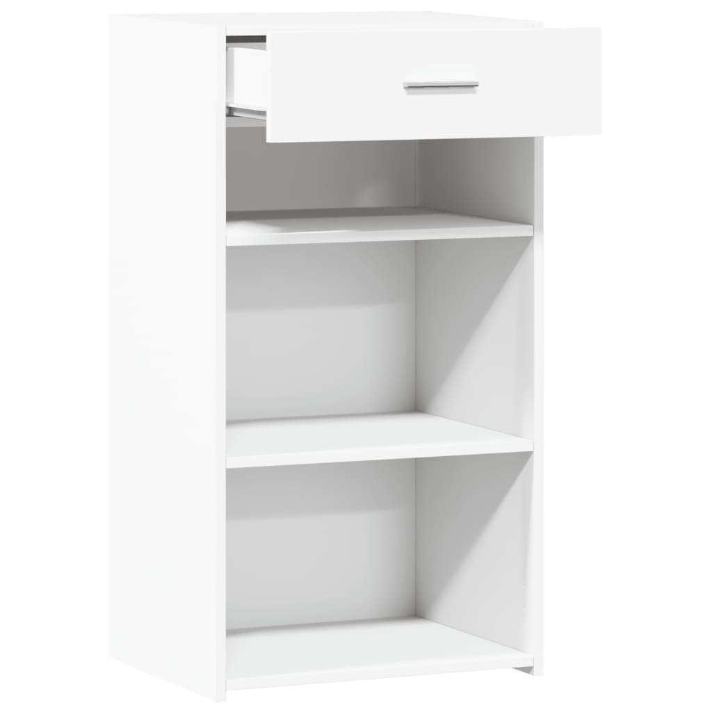 Dressoir 50x42,5x93 cm bewerkt hout wit