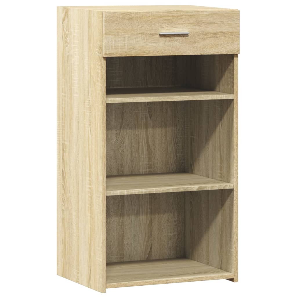Dressoir 50x42,5x93 cm bewerkt hout sonoma eikenkleurig
