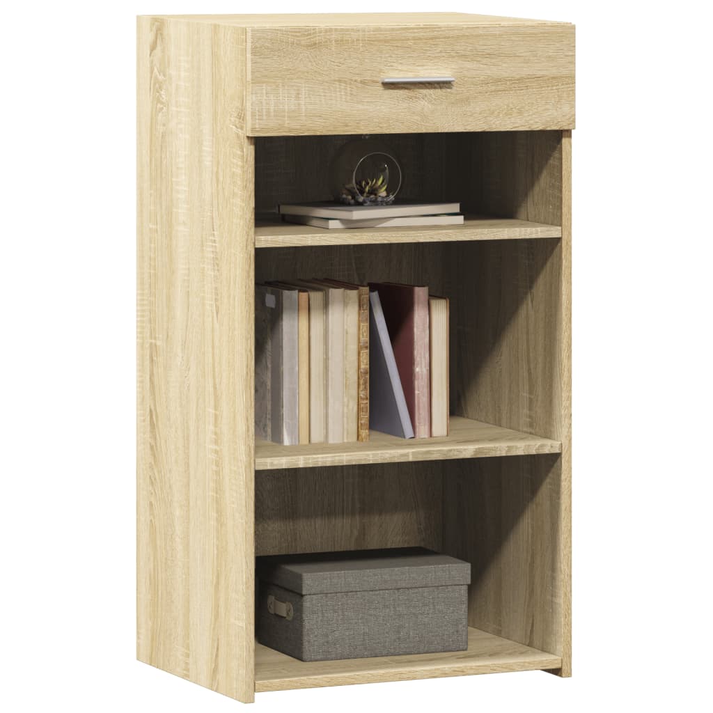 Dressoir 50x42,5x93 cm bewerkt hout sonoma eikenkleurig