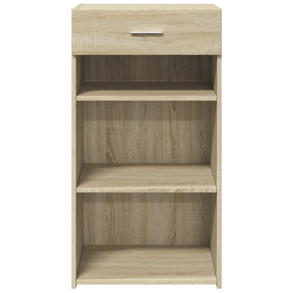 Dressoir 50x42,5x93 cm bewerkt hout sonoma eikenkleurig