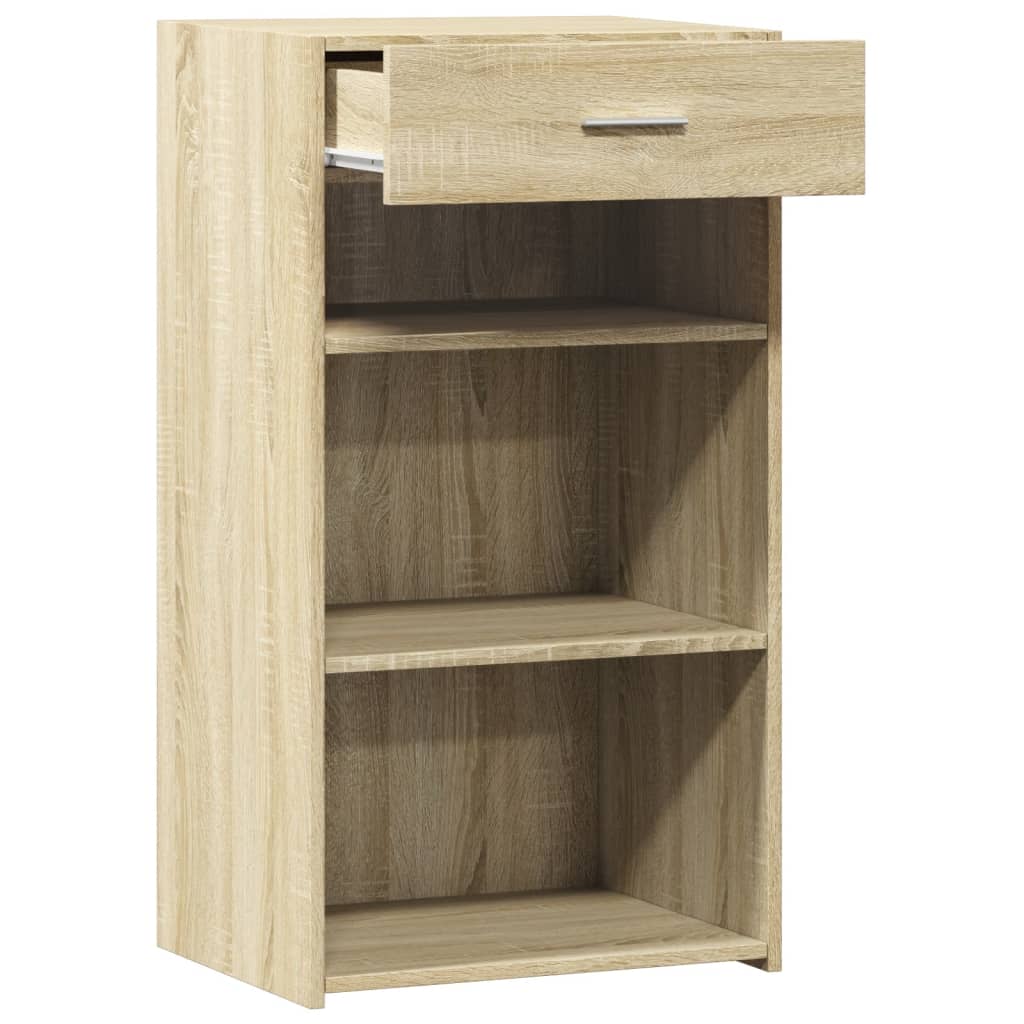 Dressoir 50x42,5x93 cm bewerkt hout sonoma eikenkleurig