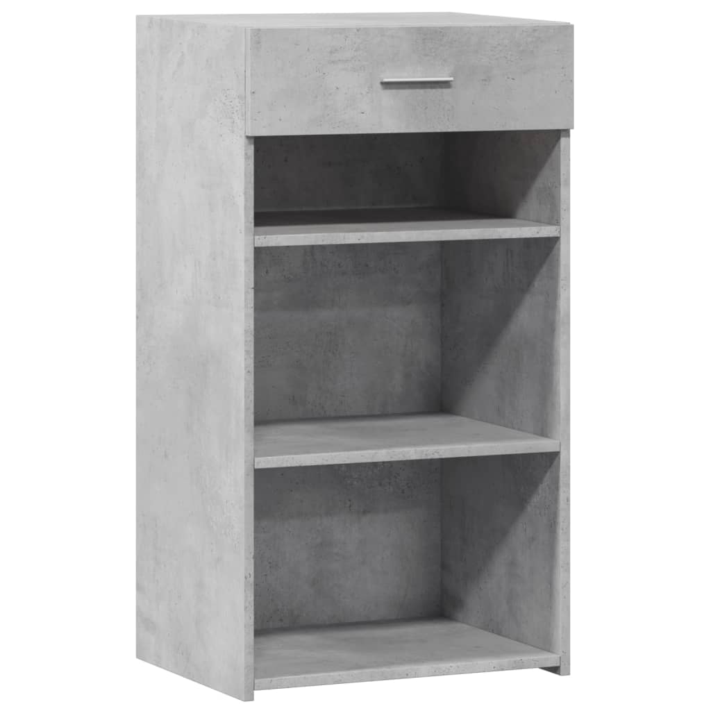 Dressoir 50x42,5x93 cm bewerkt hout betongrijs